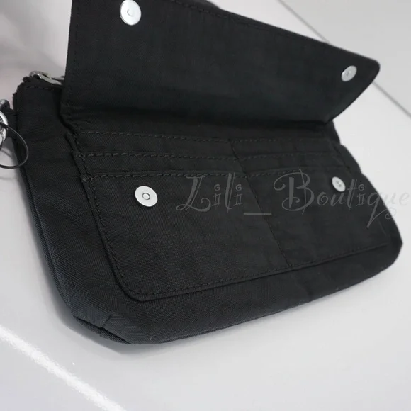 Kipling Lane 2-in-1 Wallet Crossbody Mini Bag Polyamide KI9056 Black Tonal $64 - Picture 6 of 10